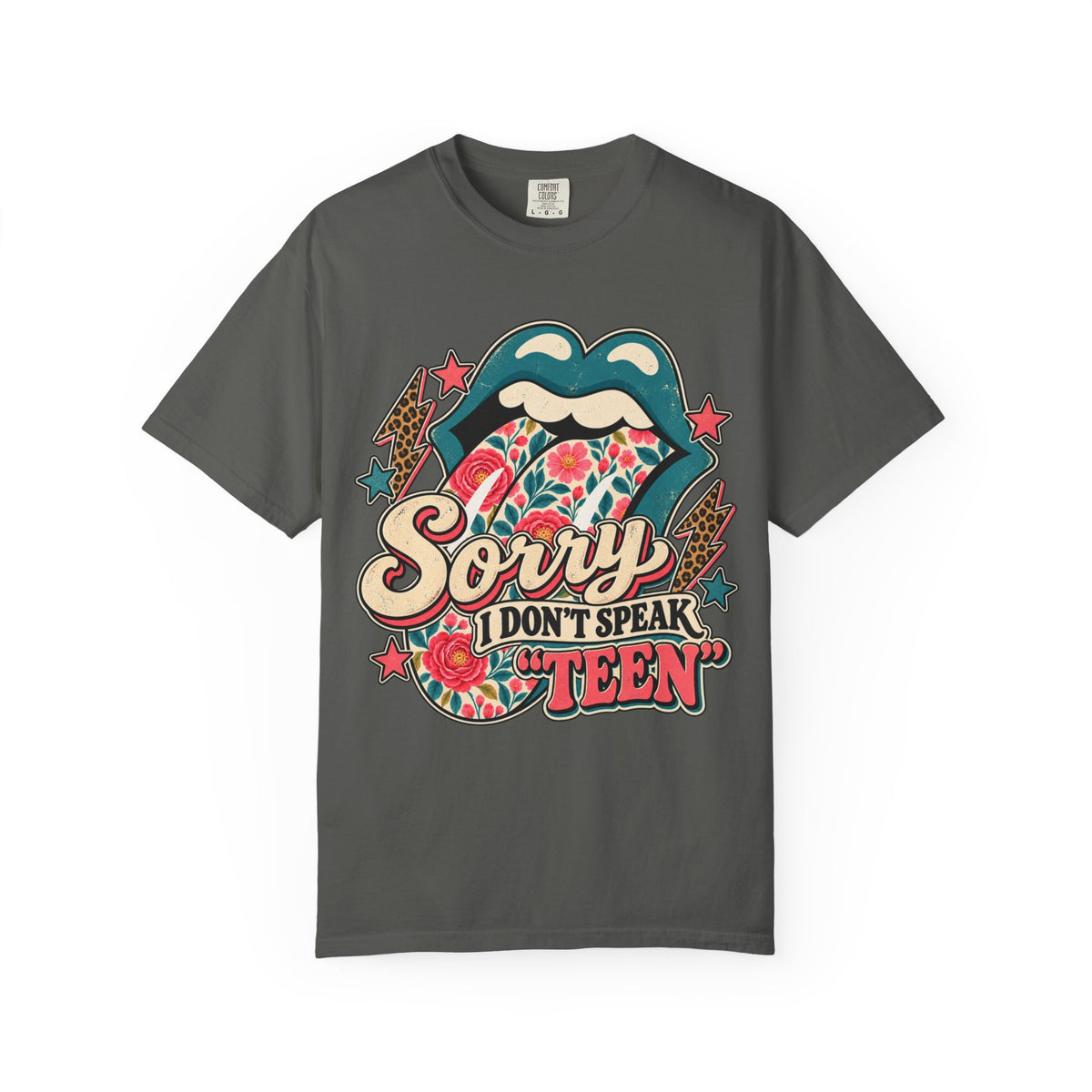 Retro Sorry Don't Speak Teen Shirt