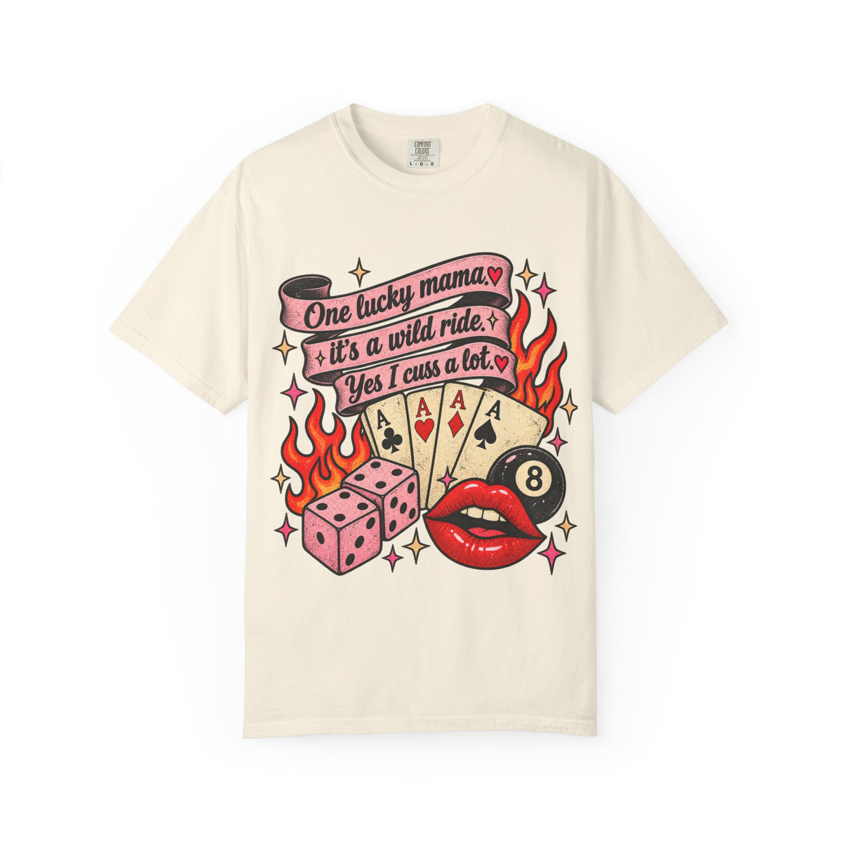 Lucky Mom Cuss a Lot Shirt
