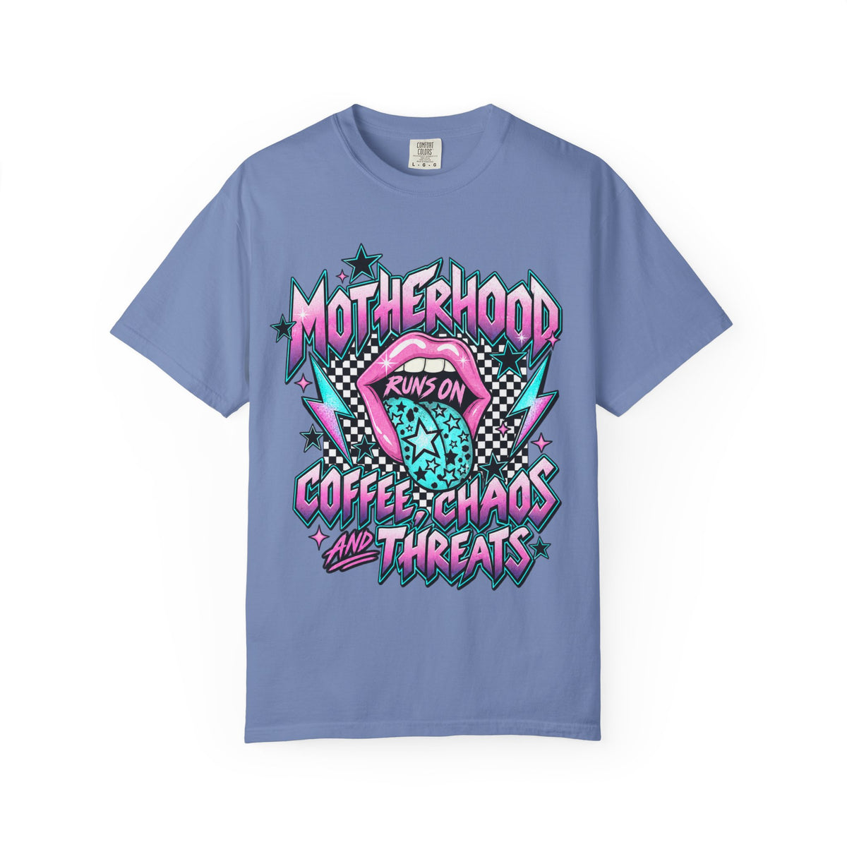 Motherhood Retro Mouth Runs On Shirt