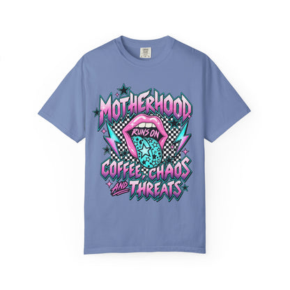 Motherhood Retro Mouth Runs On Shirt