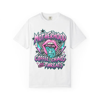 Motherhood Retro Mouth Runs On Shirt
