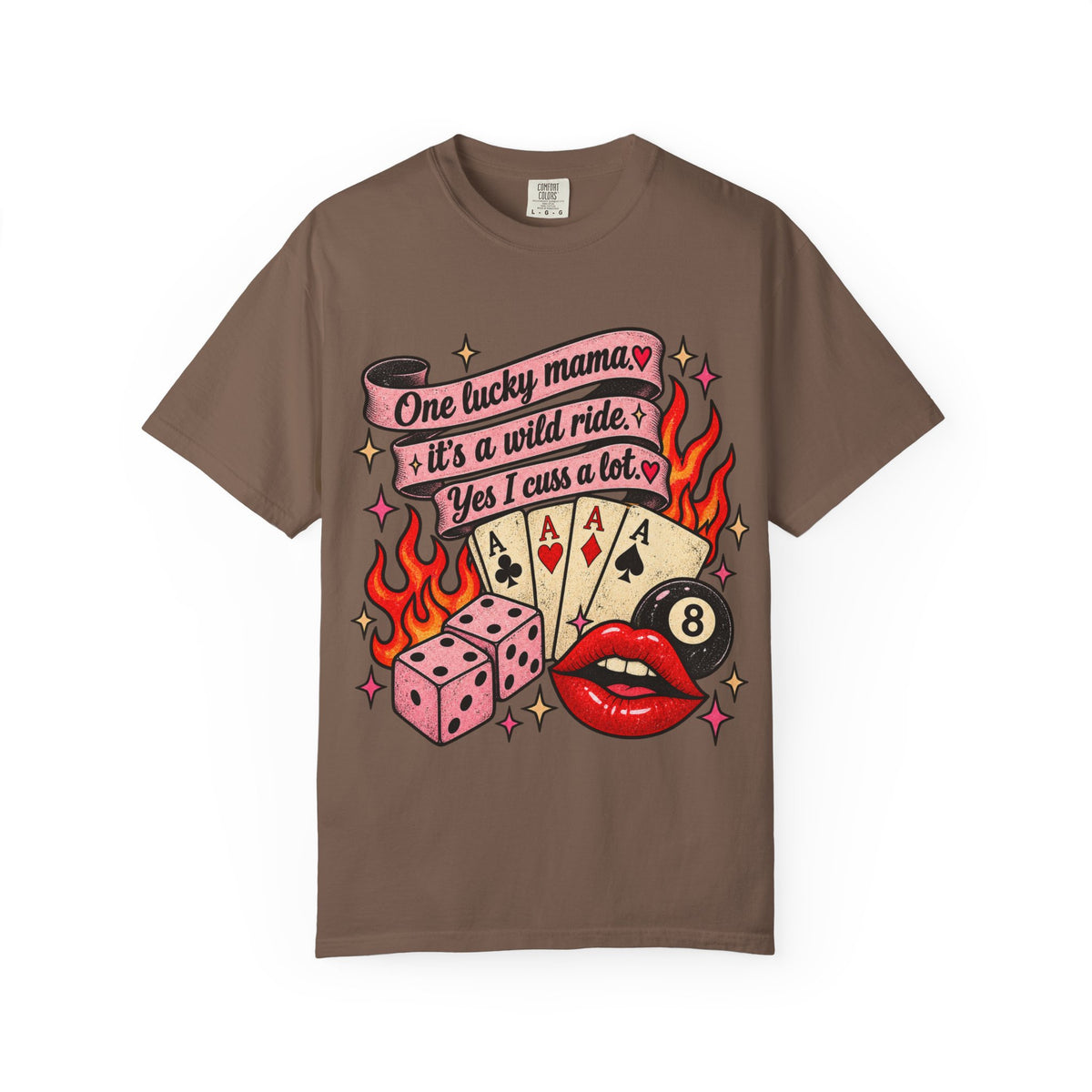 Lucky Mom Cuss a Lot Shirt