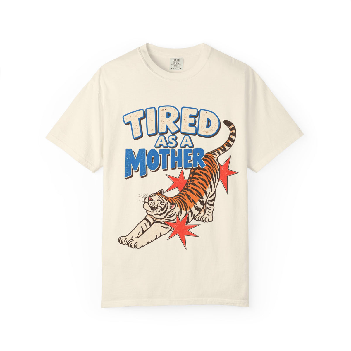 Retro Tiger Tired Mother Shirt