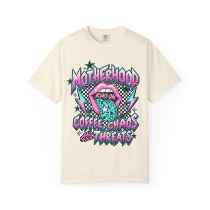 Motherhood Retro Mouth Runs On Shirt