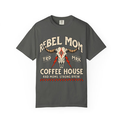 Rebel Mom Cow Skull Shirt
