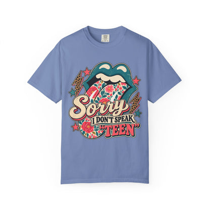 Retro Sorry Don't Speak Teen Shirt