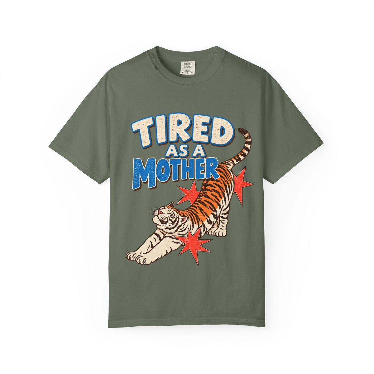 Retro Tiger Tired Mother Shirt