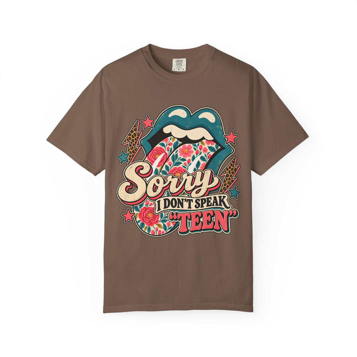 Retro Sorry Don't Speak Teen Shirt