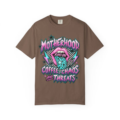 Motherhood Retro Mouth Runs On Shirt
