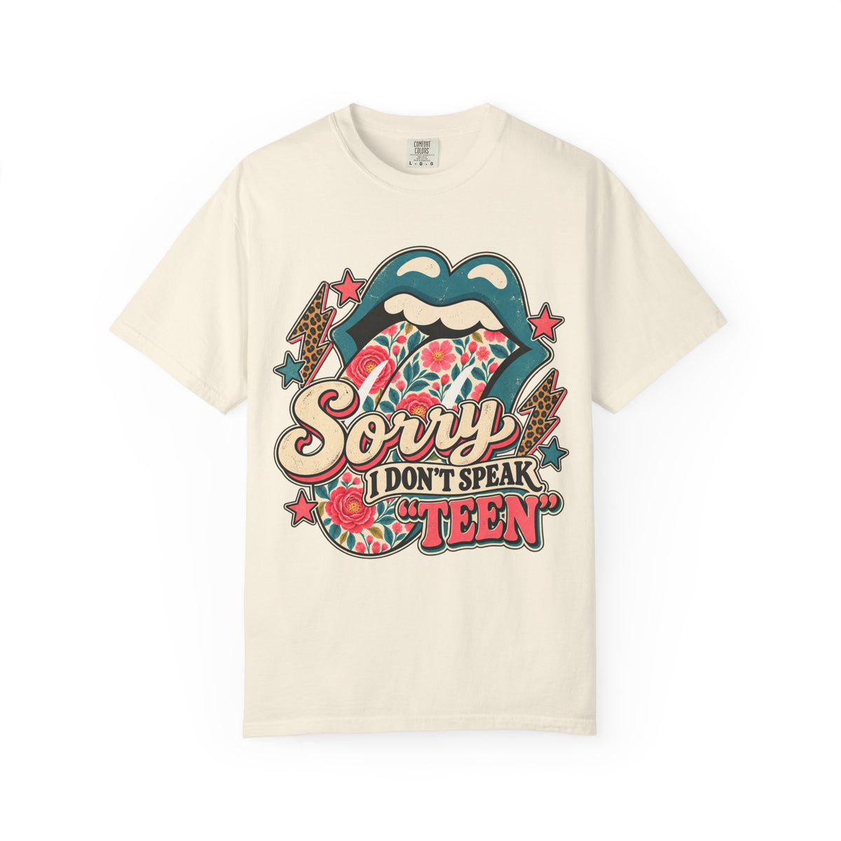 Retro Sorry Don't Speak Teen Shirt