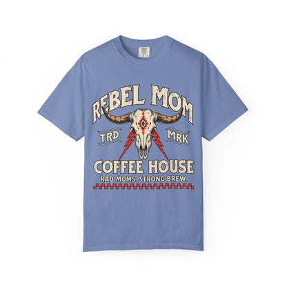 Rebel Mom Cow Skull Shirt