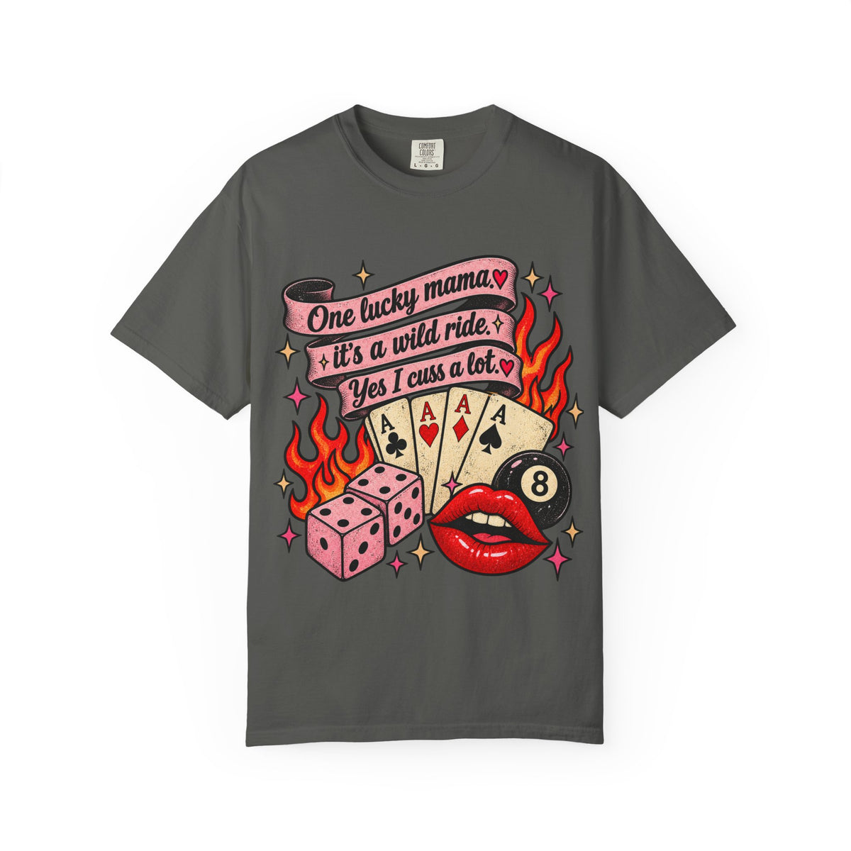 Lucky Mom Cuss a Lot Shirt
