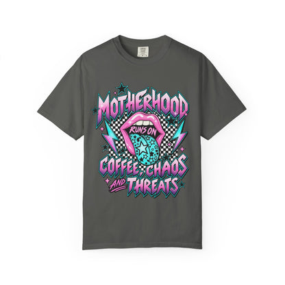 Motherhood Retro Mouth Runs On Shirt