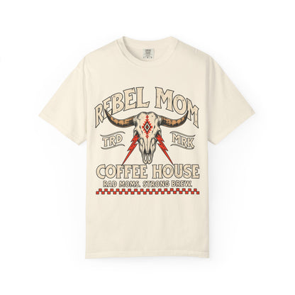 Rebel Mom Cow Skull Shirt