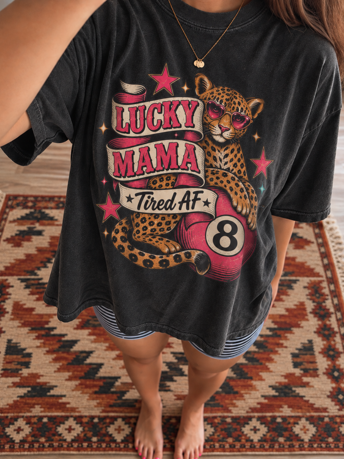 Lucky Mama Tired AF Shirt